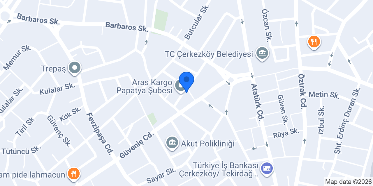 Güler Kuru Temizleme konumu