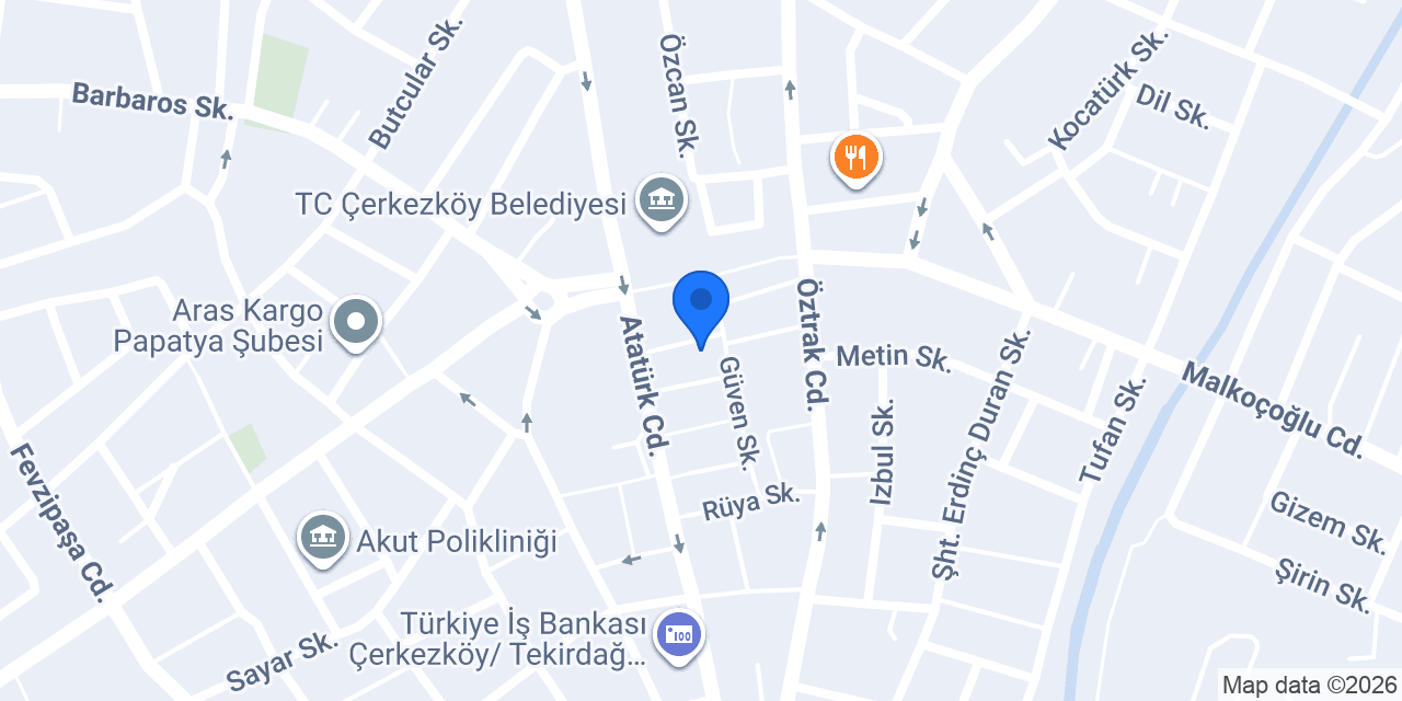 Balkaya Boşnak Börekçisi konumu