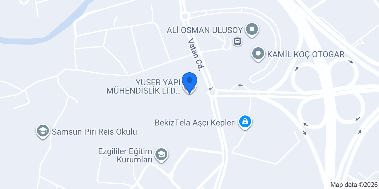 YUSER YAPI MÜHENDİSLİK LTD.ŞTİ. konumu