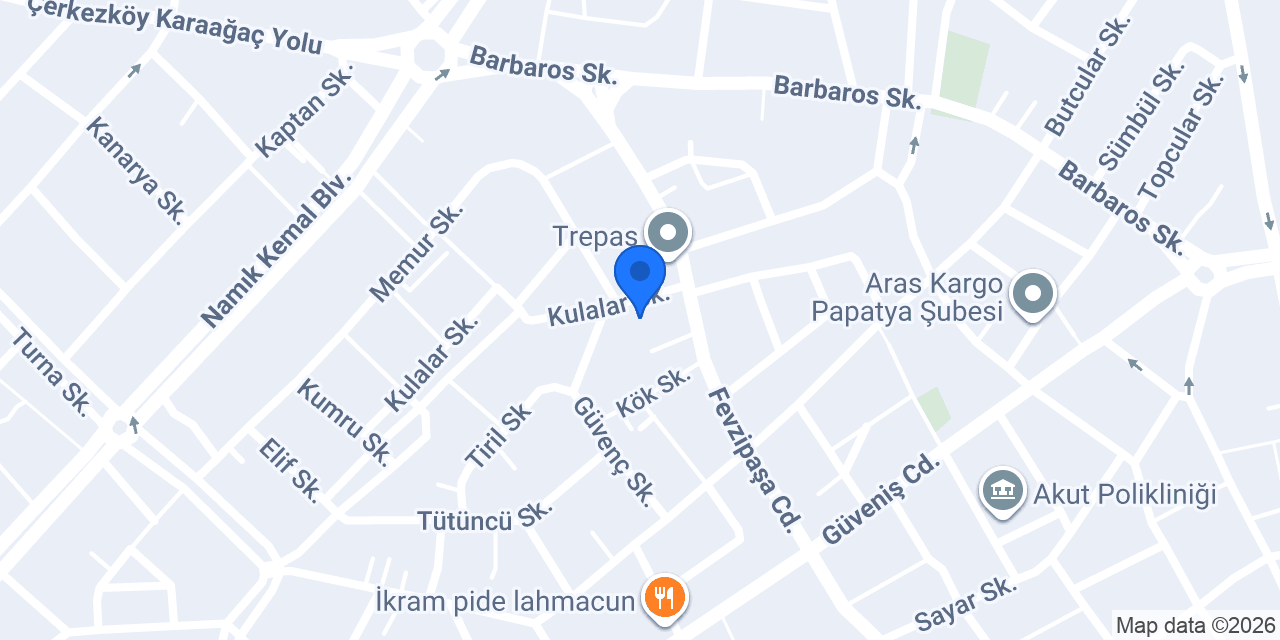ECE RENT A CAR konumu