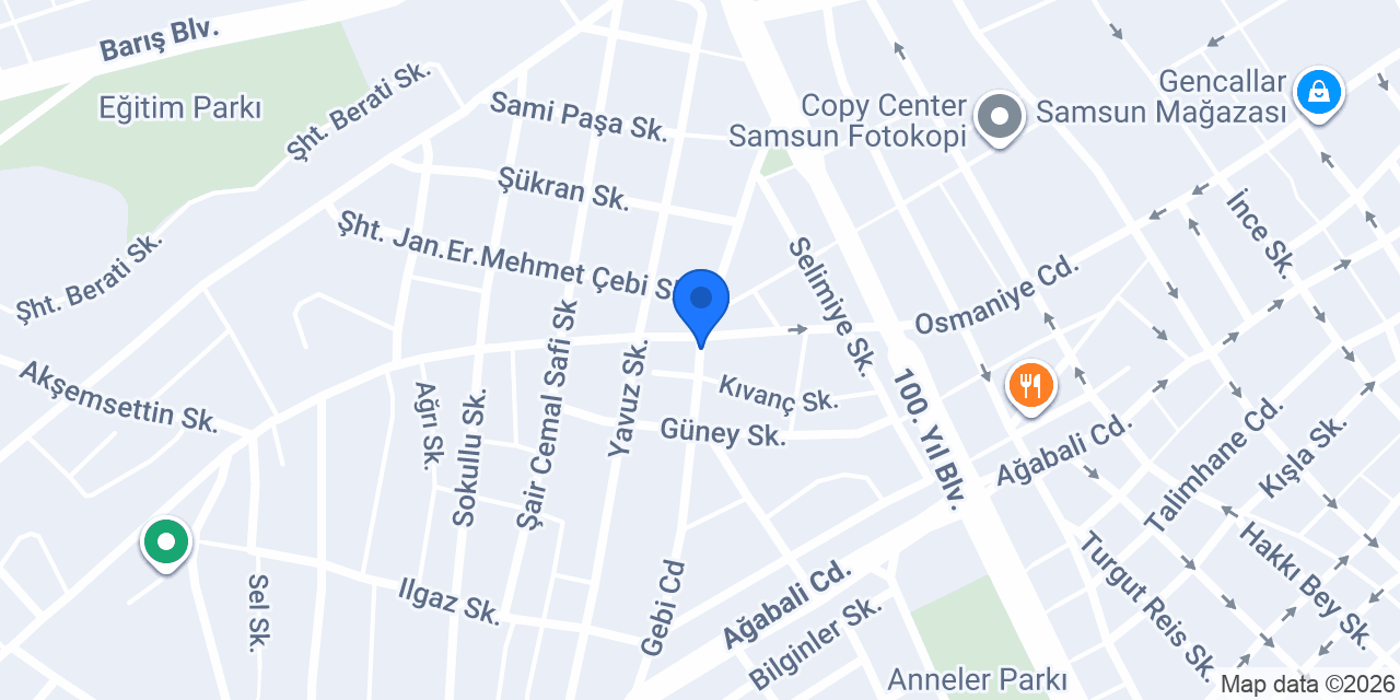 Doğan Kardeşler Mobilya konumu