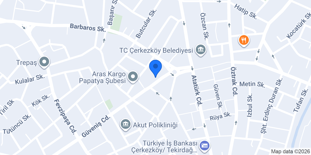 SERAP UĞUR ÖZDEMİR BAYAN KUAFÖRÜ konumu
