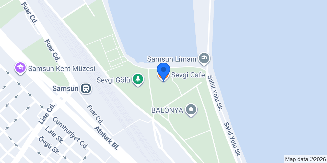Sevgi Cafe konumu