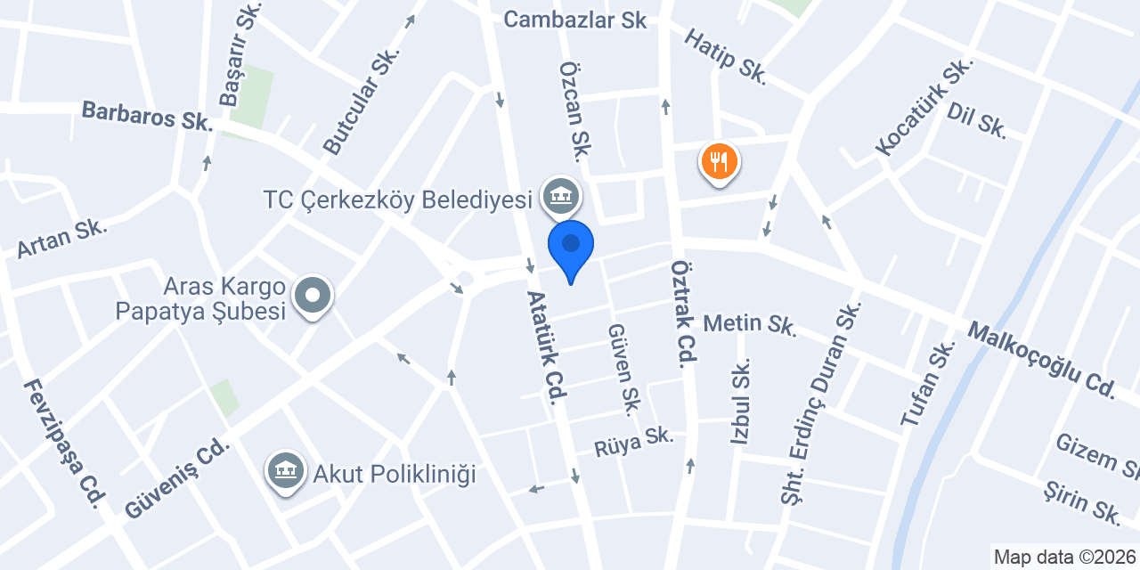 ÇERKEZ CAFE konumu
