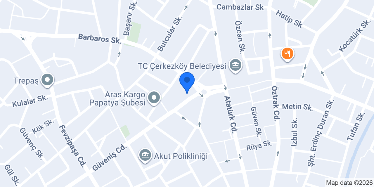 Hakiki Mersin Tantuni konumu