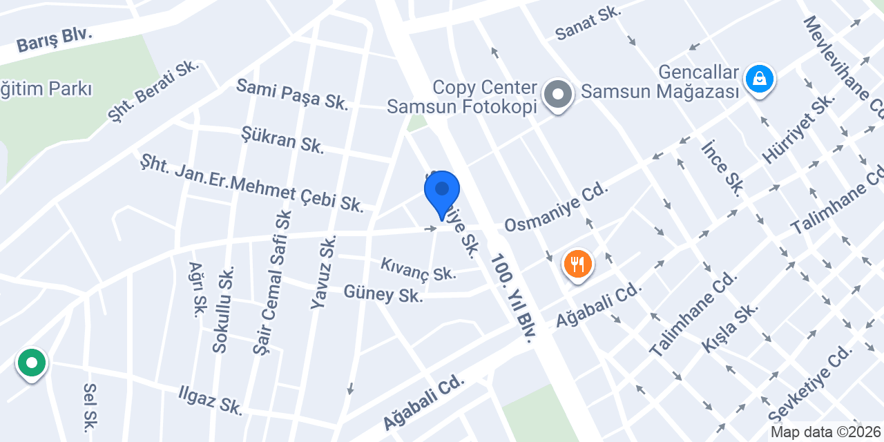 Onat Mobilya Consept konumu