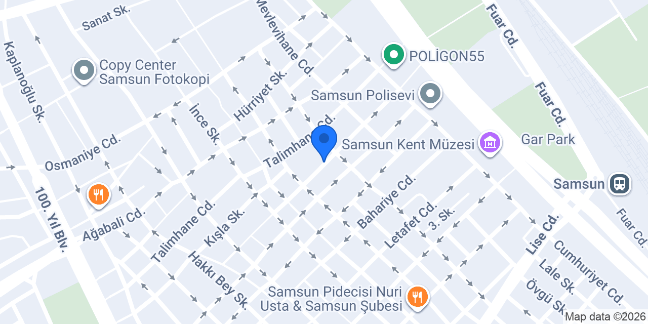 Samsun tespih konumu