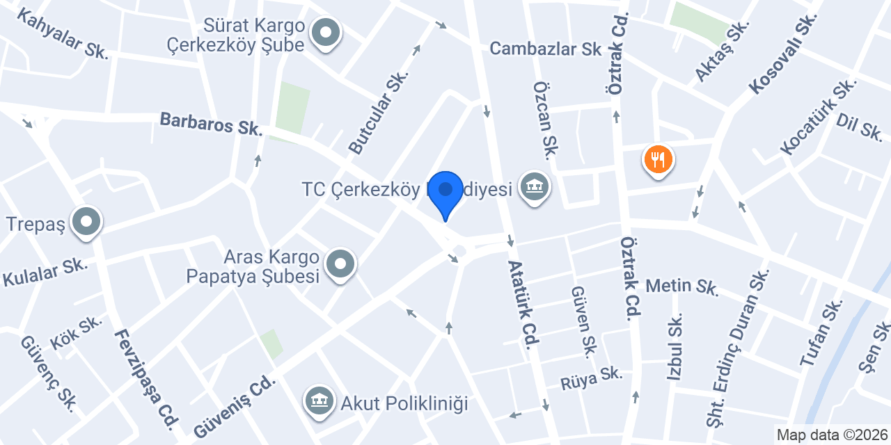 Amazon Petshop Çerkezköy konumu