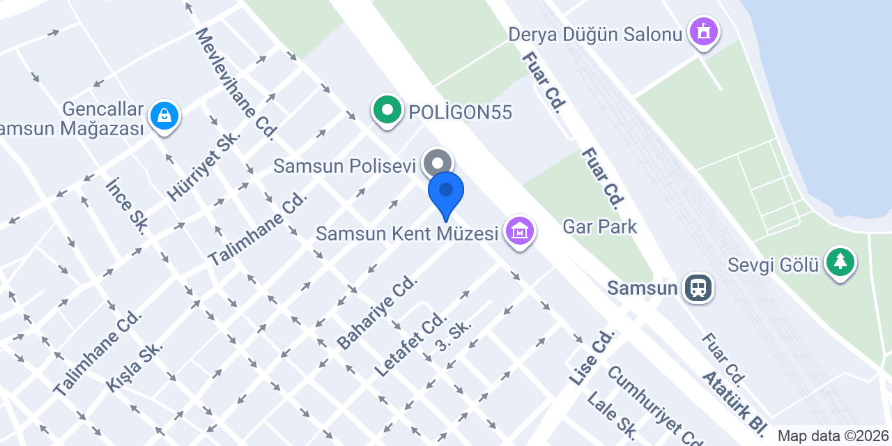 Yurtiçi Kargo Samsun konumu