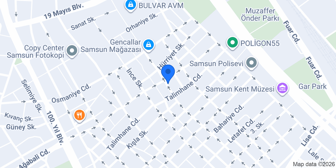 BAHEM RESİDENCE OTEL konumu