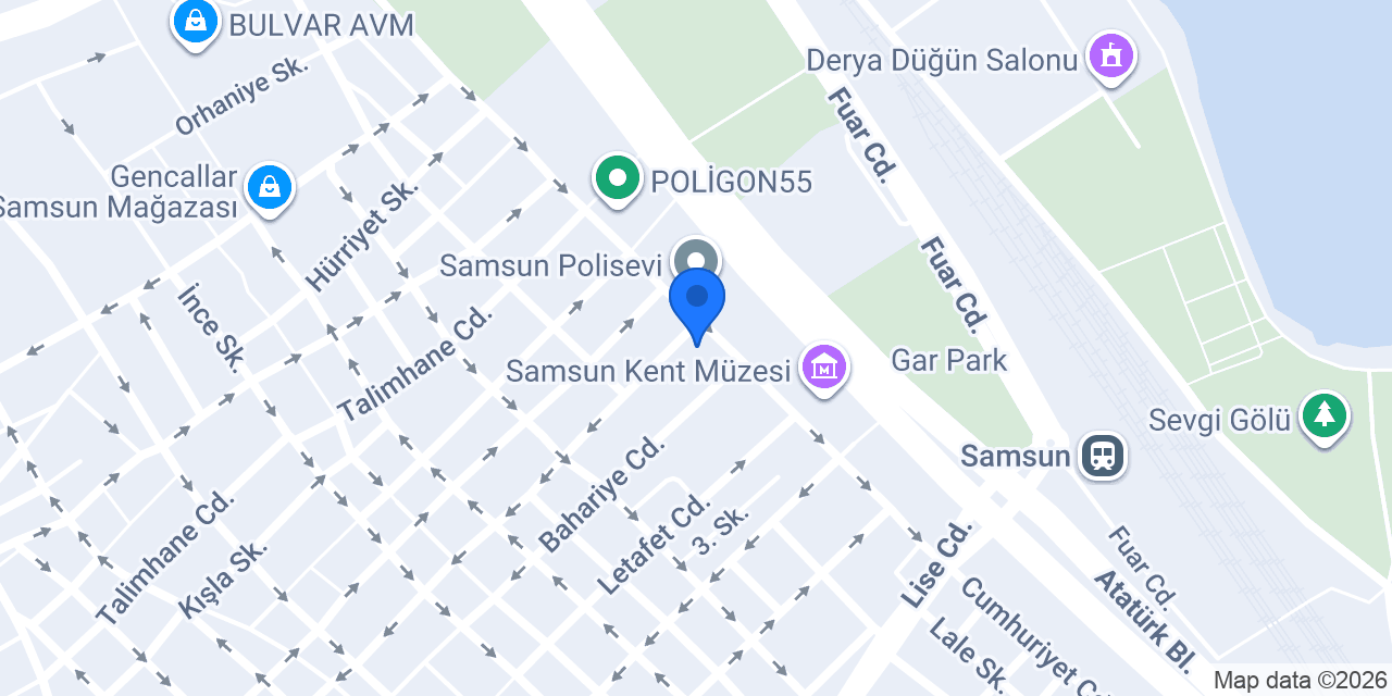 Çetinkaya Avukatlık Bürosu konumu