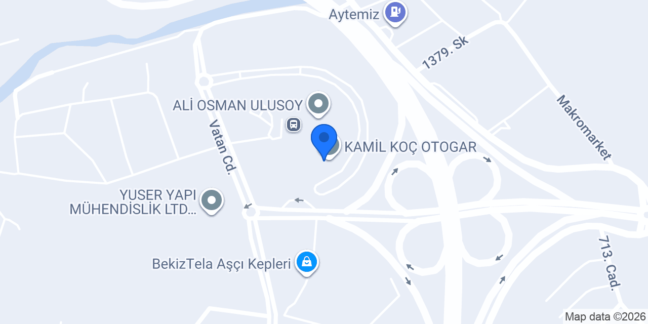 Koyuncuoğlu Turizm SAMSUN konumu