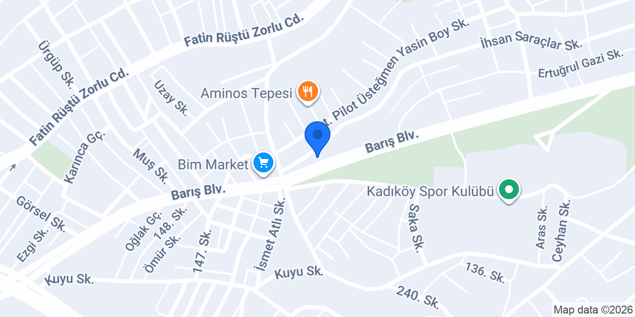 Güven Oto konumu