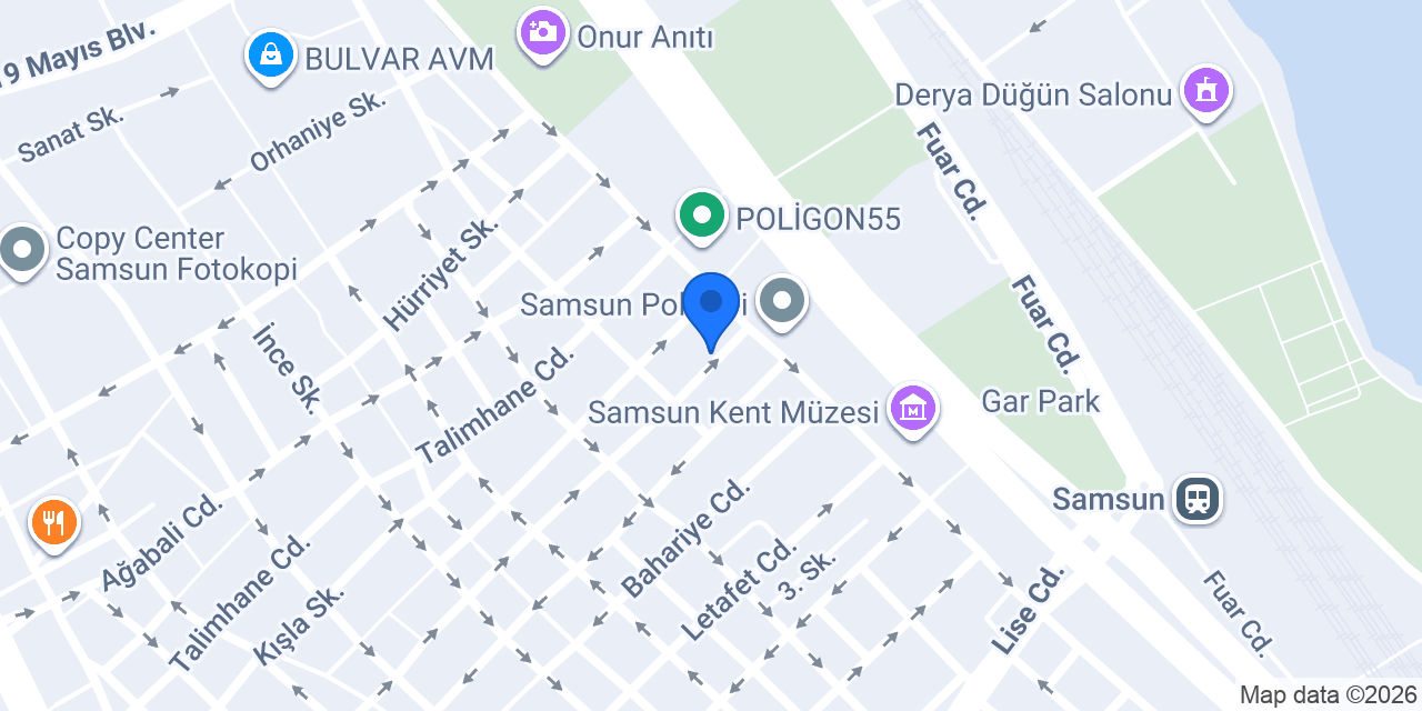 Op. Dr. Murat Ayan / Samsun Göz Doktoru konumu