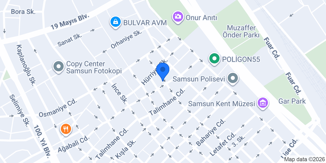 Doğan Rent A Car konumu