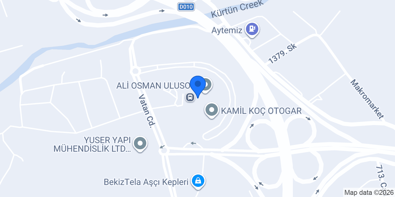 Metro Turizm konumu
