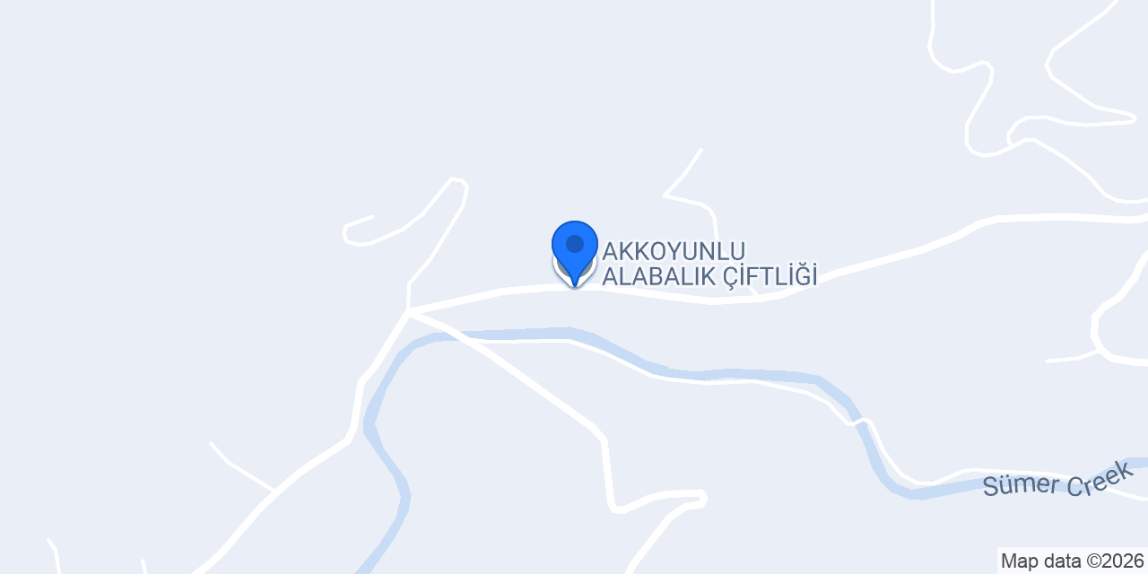 AKKOYUNLU ALABALIK ÇİFTLİĞİ konumu