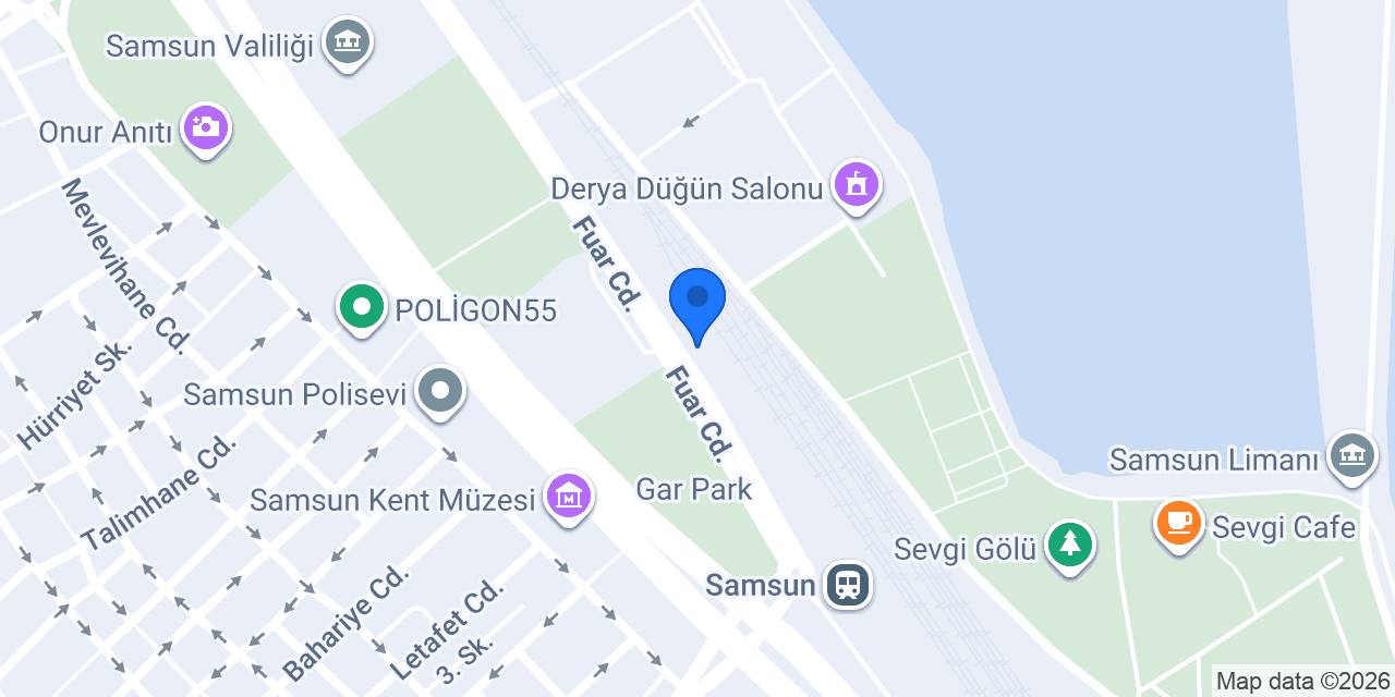 Üçgen Araç Çekme ve Otopark konumu