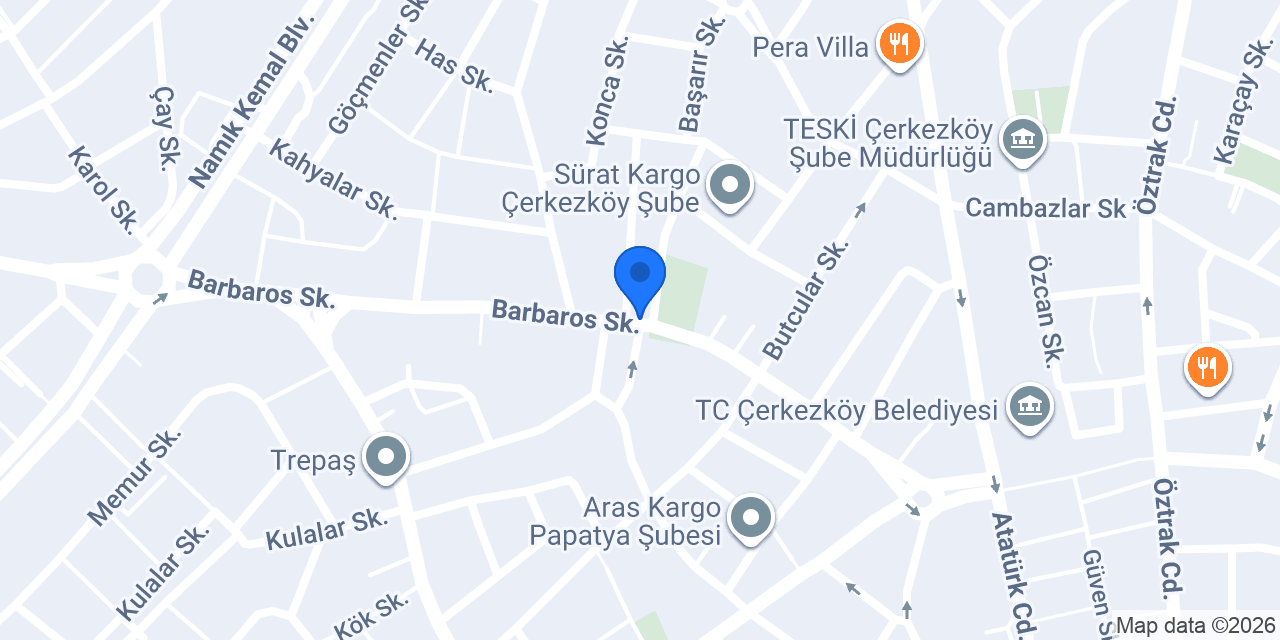 Tamhan Yapı Mobilya konumu