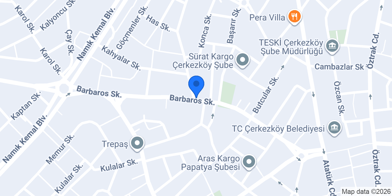Neco Erkek Kuaförü konumu