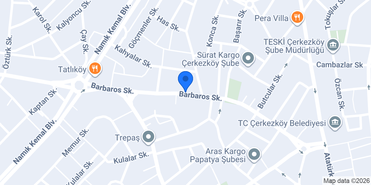 Uzlar Mobilya konumu