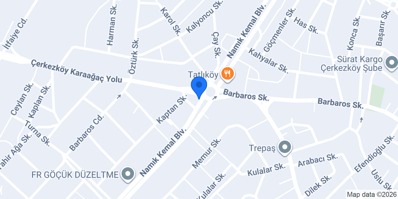 Güven Taksi Durağı konumu