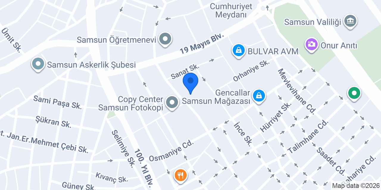 23 Nisan Orta Okulu konumu