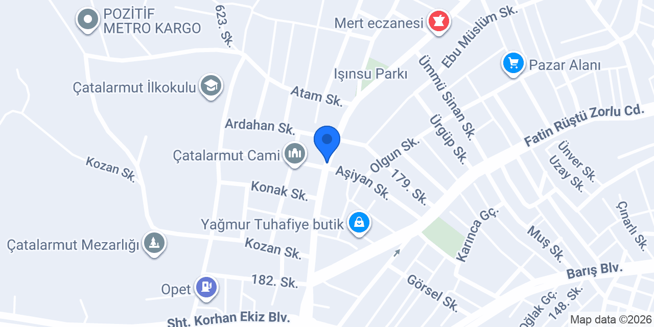 Saray Halı Yıkama konumu