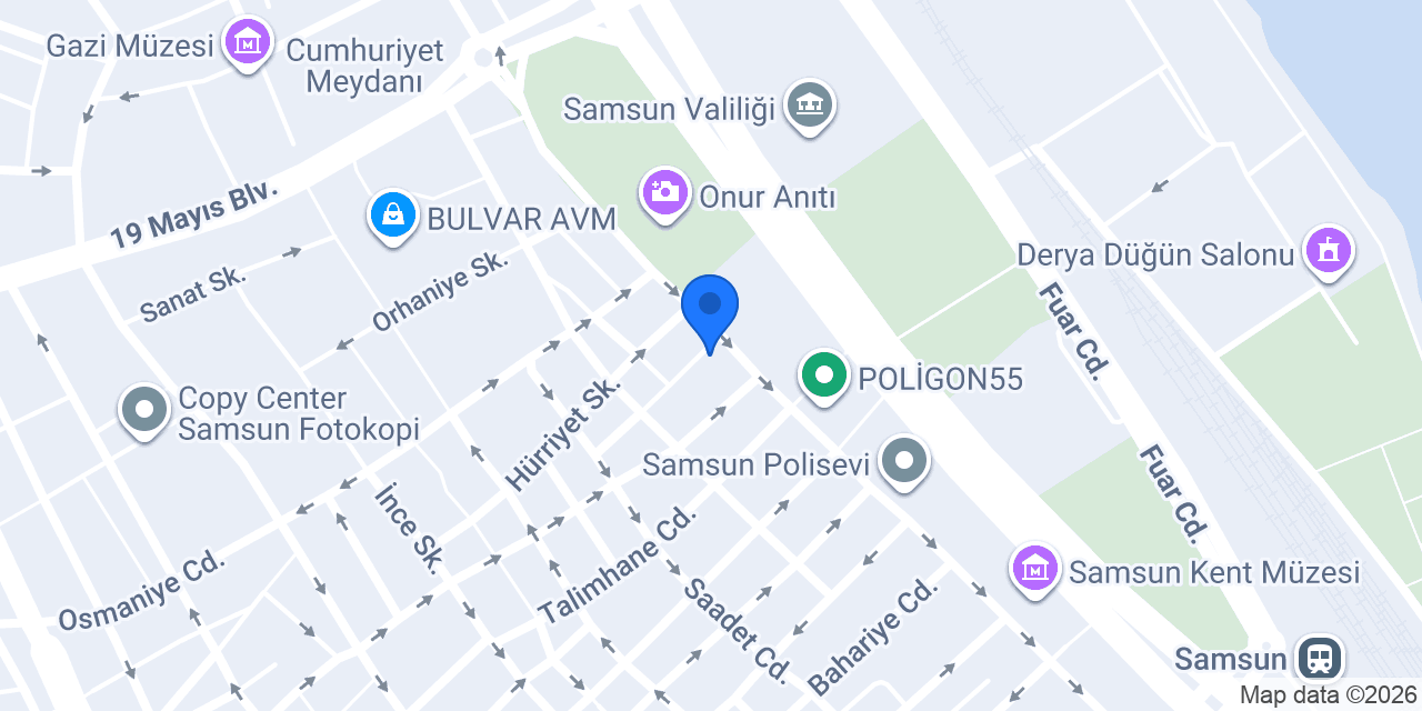 samsun 4. noter konumu