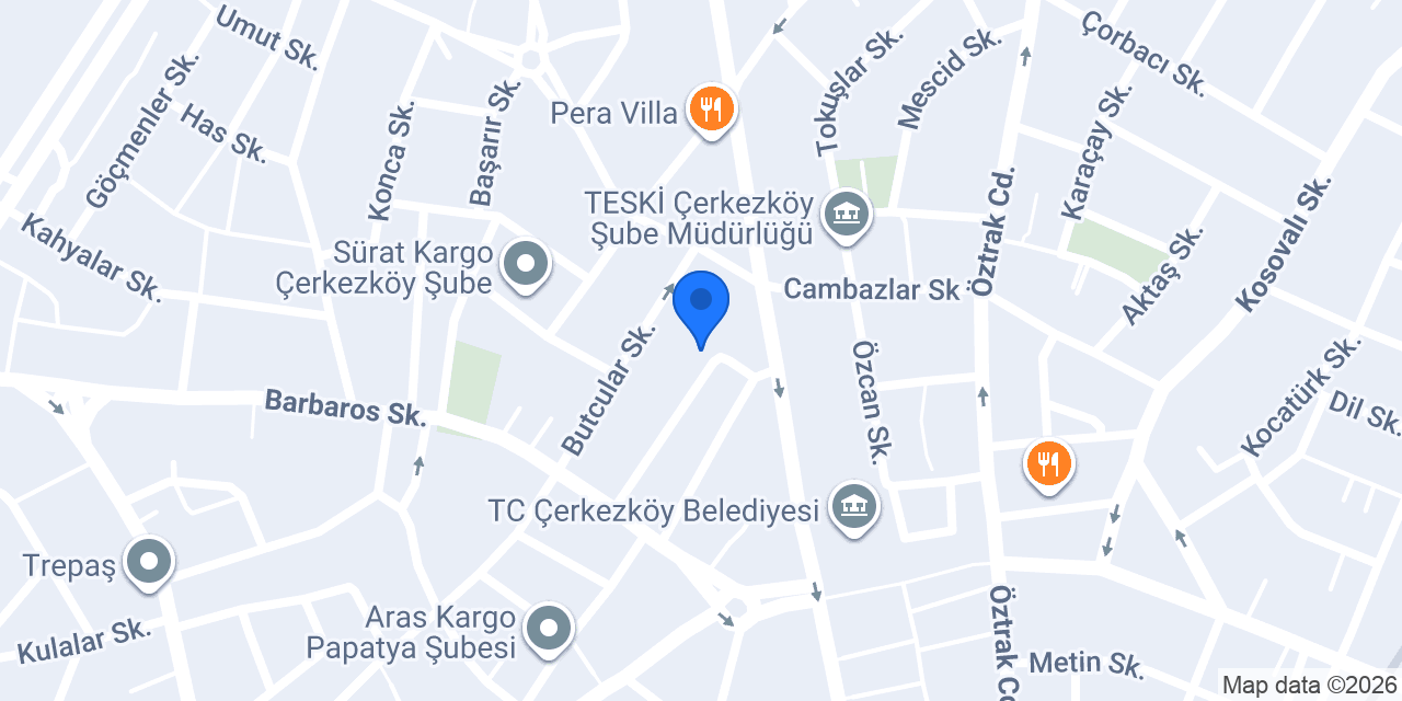 Terzi Celil Babur konumu