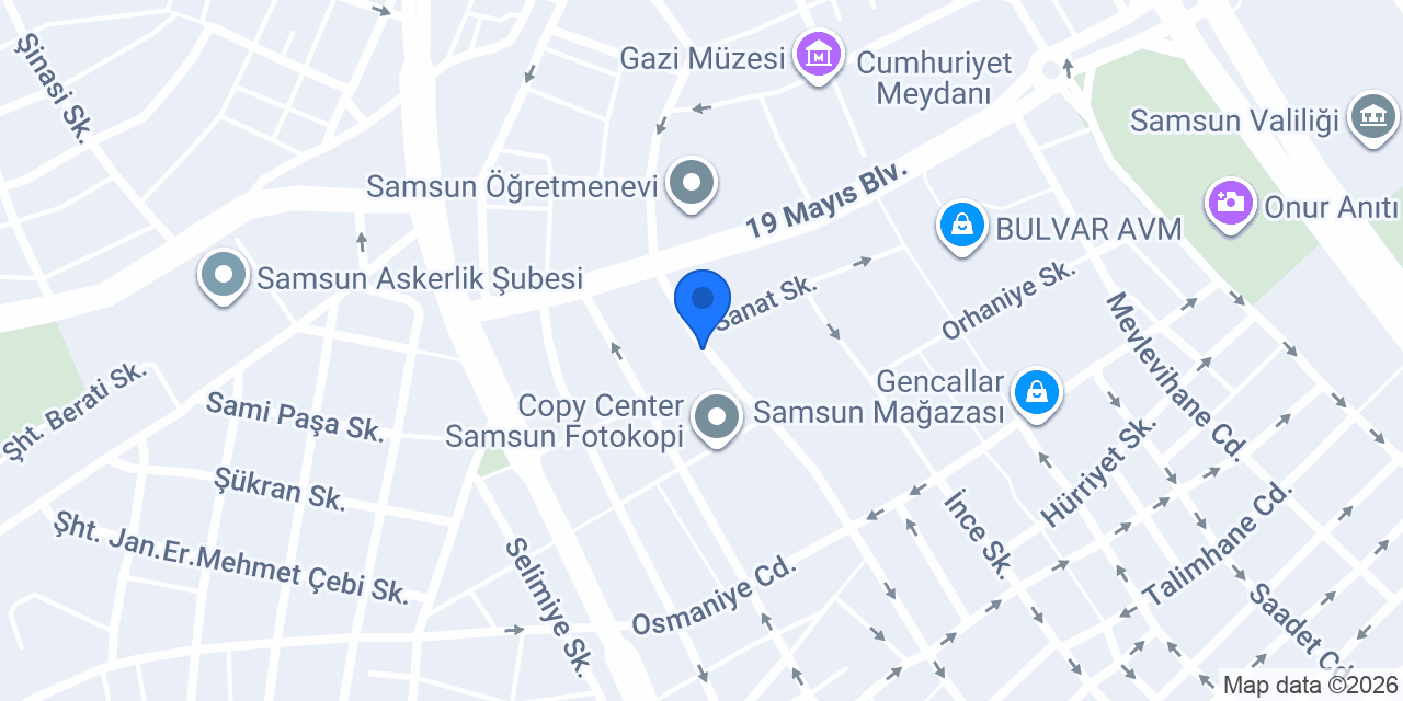 Opr. Dr. Ersan Şener konumu