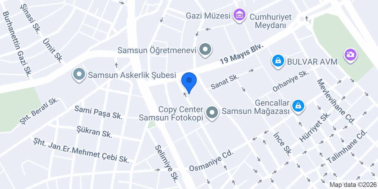Sakarya Ilkokulu konumu