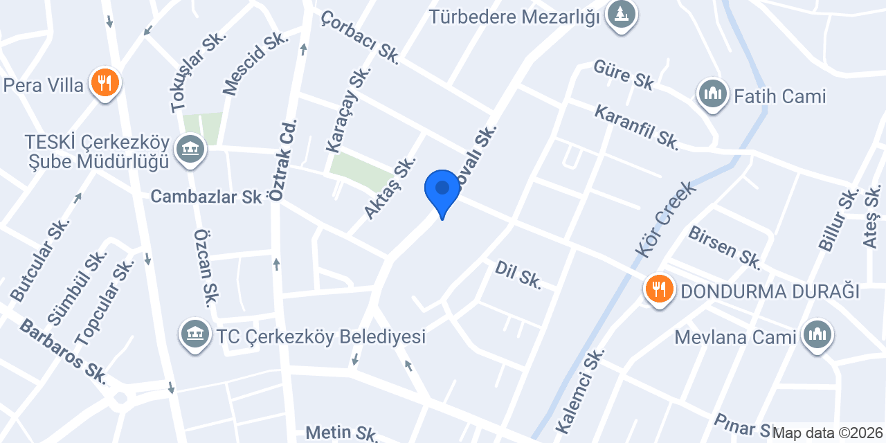 Oses Çiğ Köfte konumu