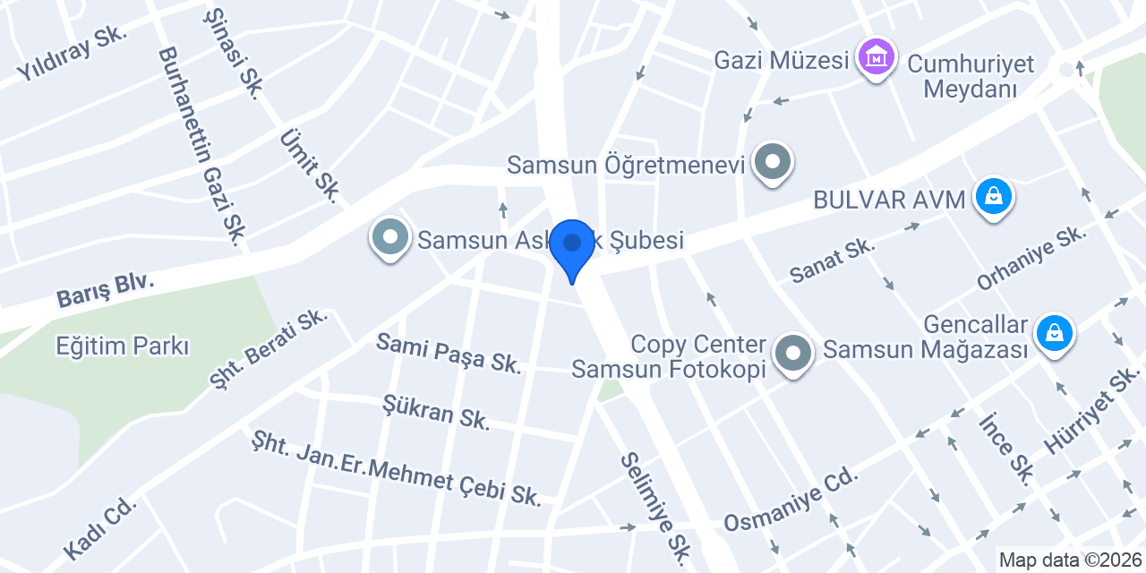 Arçelik Mağazası konumu