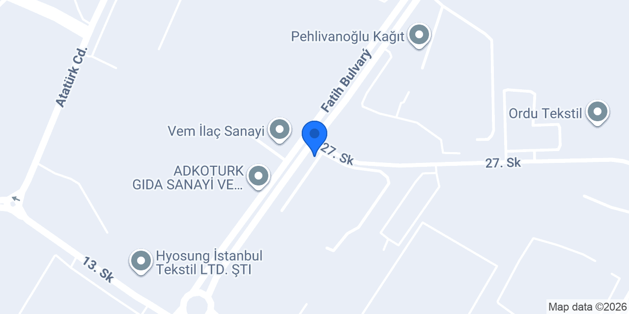 Botaş Nehir Tekstil konumu