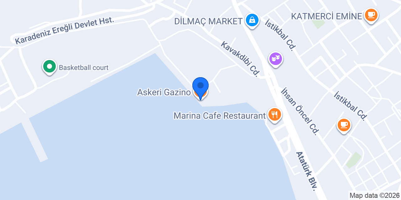 Askeri Gazino konumu