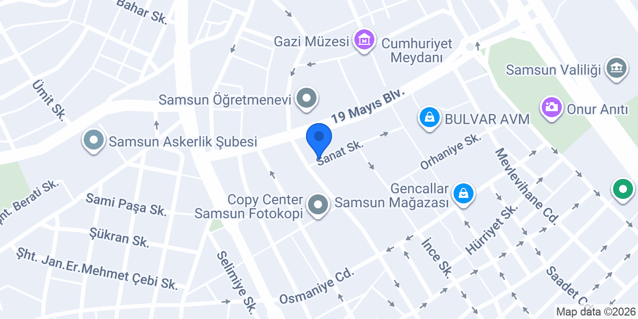Münevver Cafe konumu
