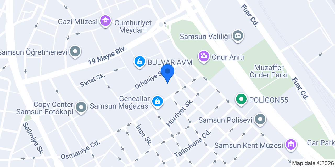 Site Cami konumu