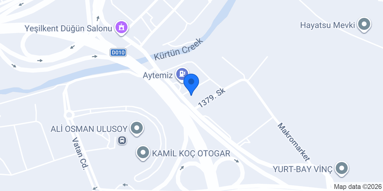 Acem Alüminyum konumu