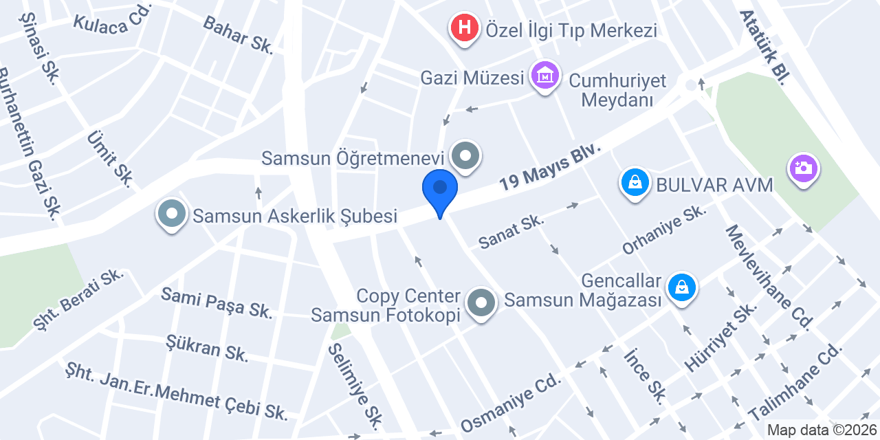 Vodafone Cep Merkezi konumu