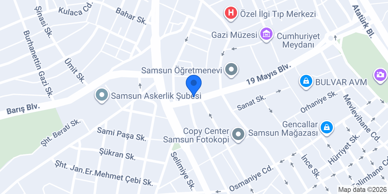 Puffy | Samsun İlkadım konumu