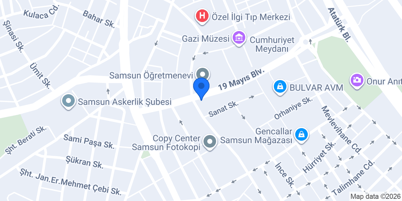 Diş Hekimi Mert Çobanoğlu konumu