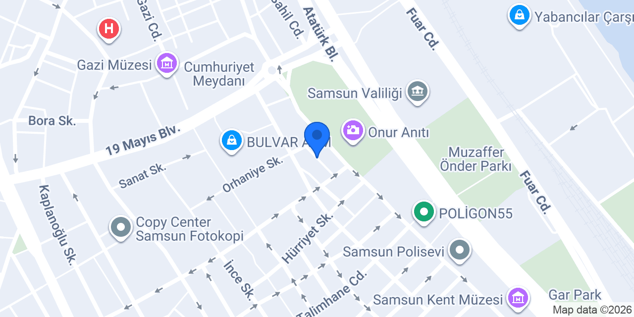 AVEN Yapı Yönetim konumu