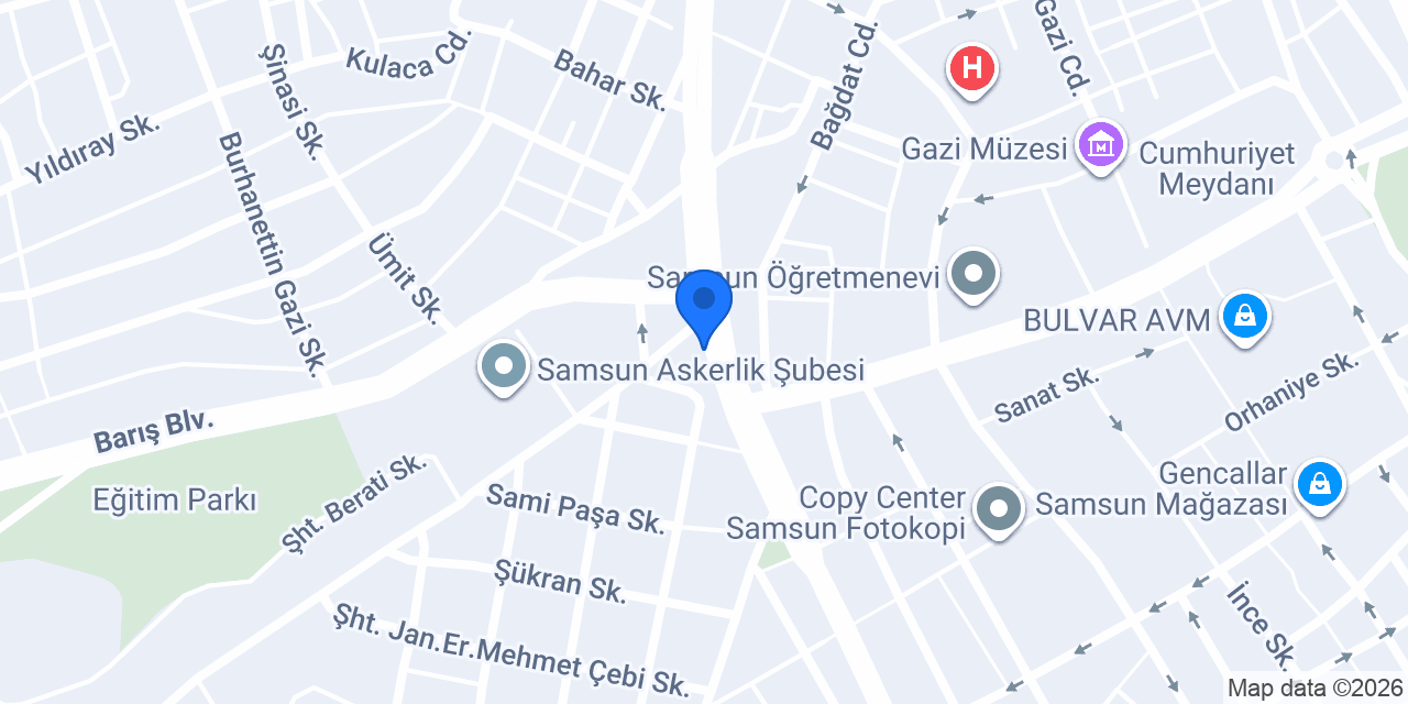 Gümüşay Saat & Çiçek konumu