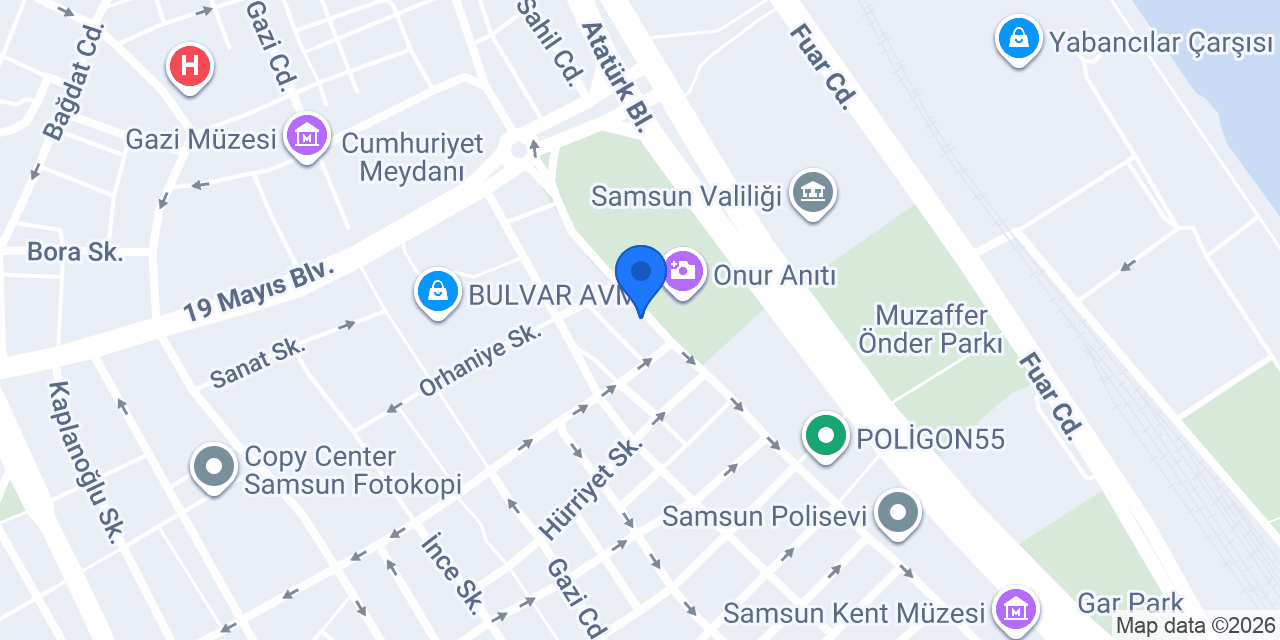 Altunordu Hukuk Bürosu konumu