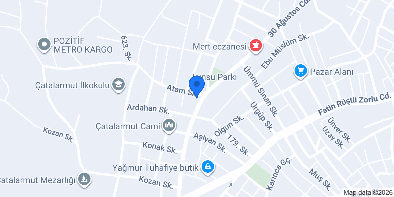 Tatlici ve lokmacı murat usta konumu