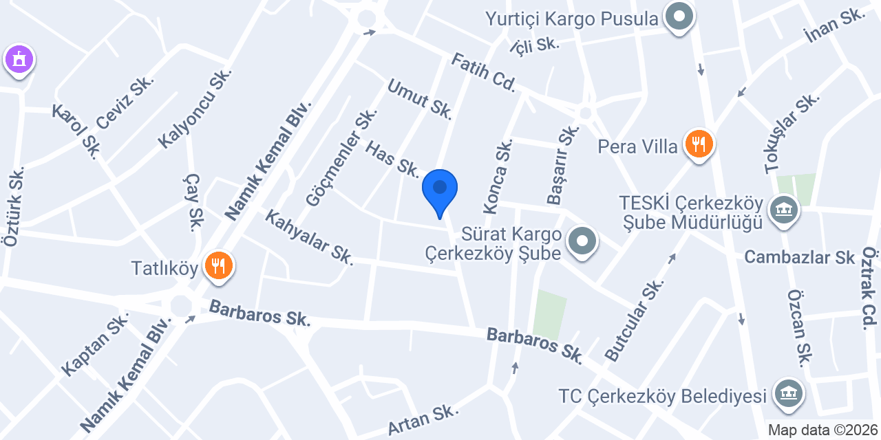 Yavuz Mobilya konumu