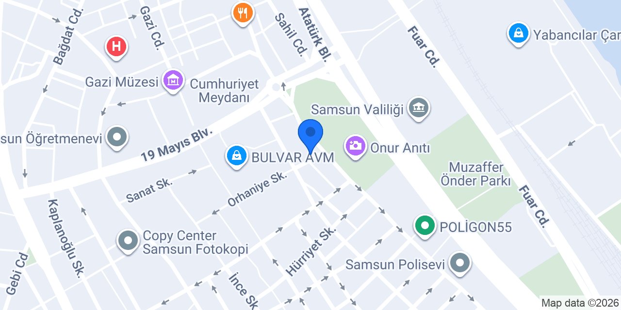Anadolu Akademi konumu