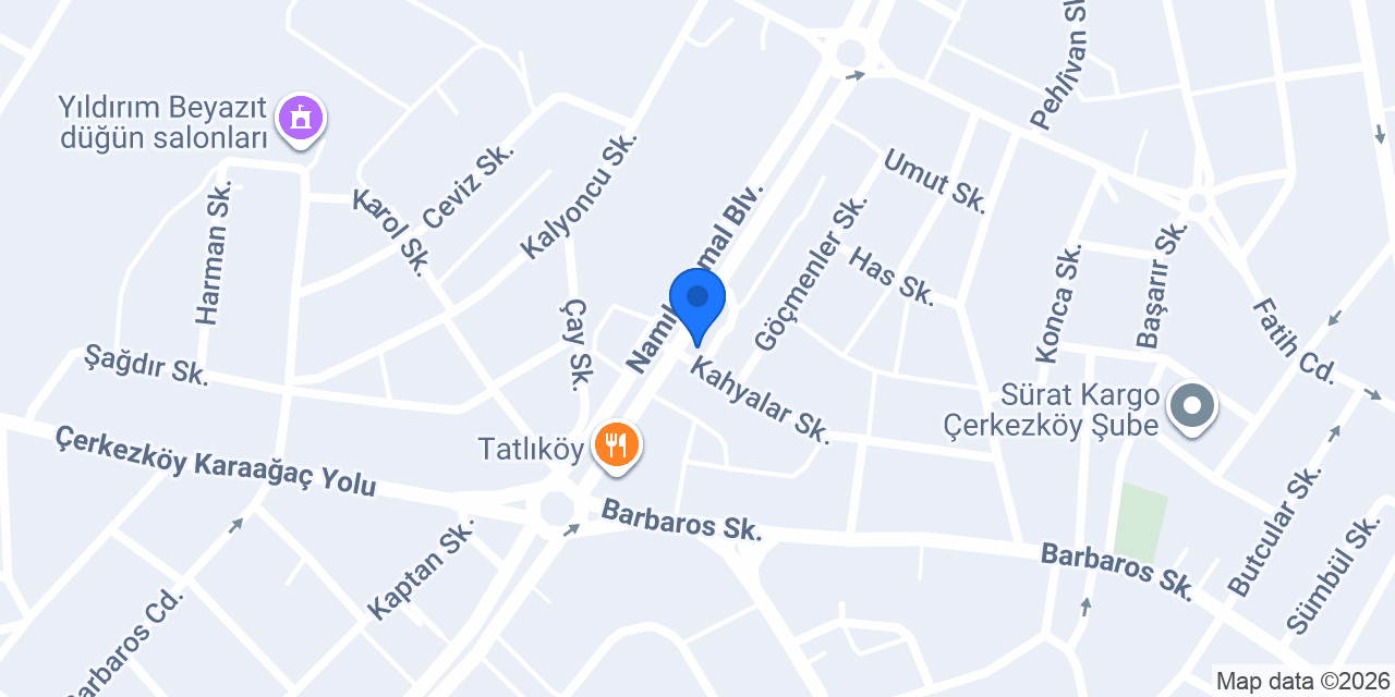 Bilgin Oto Lastik konumu