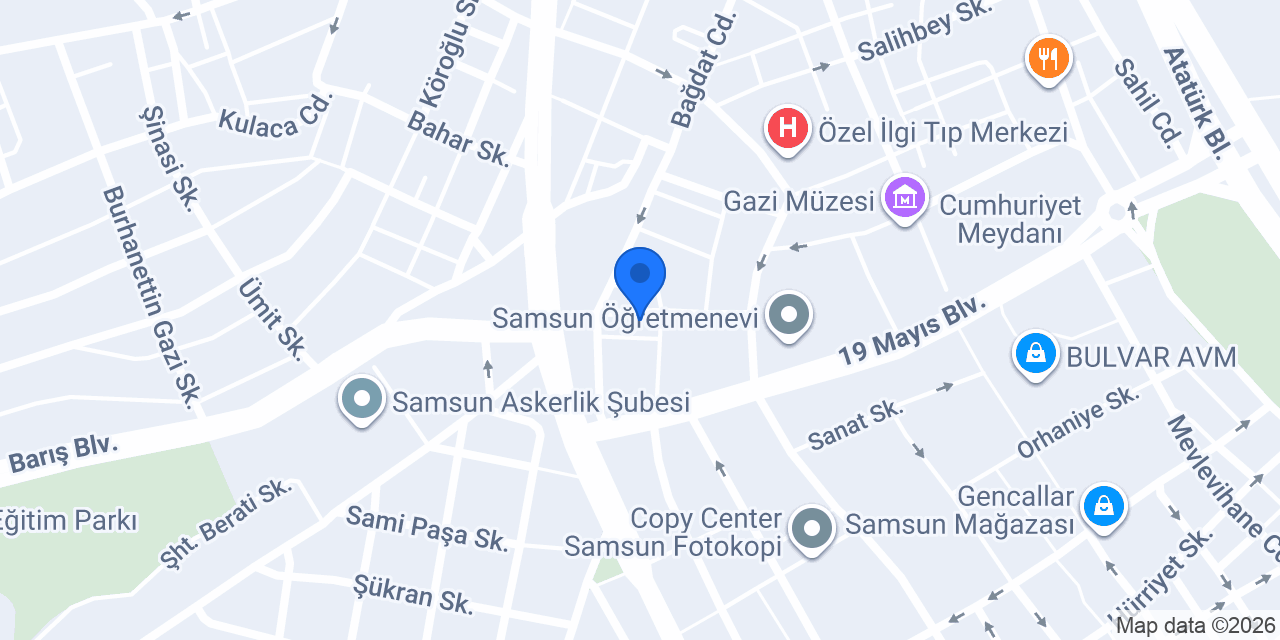 Miranda Çiçekcilik konumu
